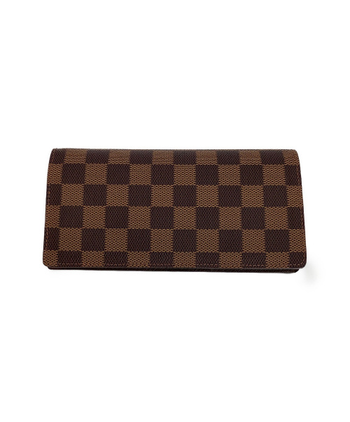 LOUIS VUITTON（ルイ ヴィトン）LOUIS VUITTON (ルイ ヴィトン) 長財布 ブラウン ダミエ N60017 SP0068の古着・服飾アイテム