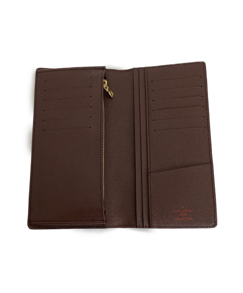 LOUIS VUITTON（ルイ ヴィトン）LOUIS VUITTON (ルイ ヴィトン) 長財布 ブラウン ダミエ N60017 SP0068の古着・服飾アイテム