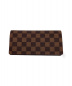 LOUIS VUITTON (ルイ ヴィトン) 長財布 ブラウン ダミエ N60017 SP0068：54800円