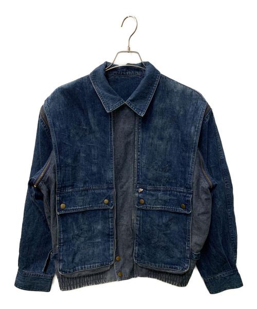 NEWMAN（ニューマン）NEWMAN (ニューマン) デニムジャケット ネイビー サイズ:LARGEの古着・服飾アイテム