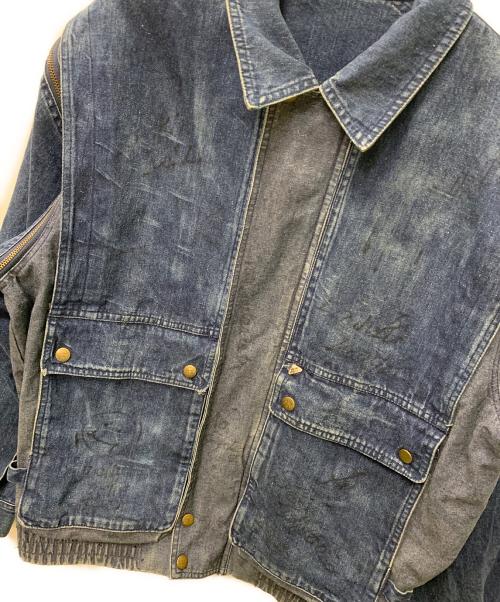 NEWMAN（ニューマン）NEWMAN (ニューマン) デニムジャケット ネイビー サイズ:LARGEの古着・服飾アイテム