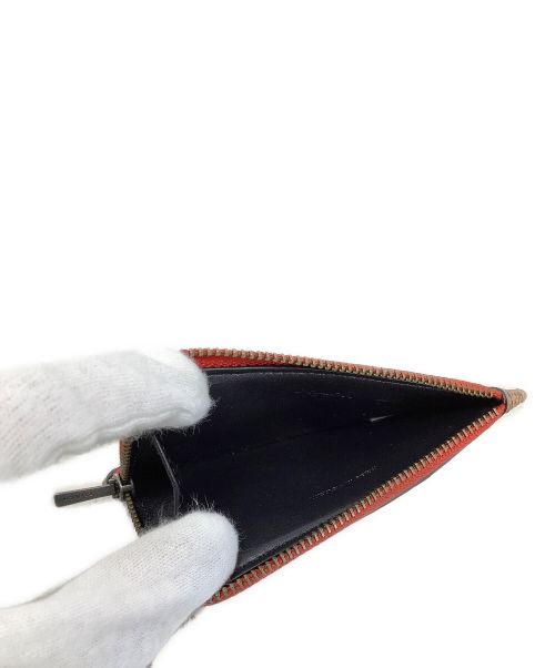 COACH（コーチ）COACH (コーチ) COACH コインカードケース ブラウン×レッドの古着・服飾アイテム