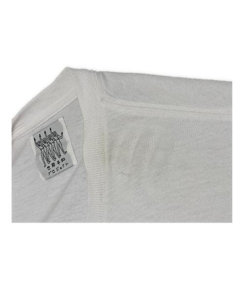 WACKO MARIA（ワコマリア）WACKO MARIA (ワコマリア) 半袖カットソー ホワイト×レッド サイズ:Lの古着・服飾アイテム