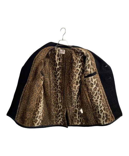 GANGSTERVILLE（ギャングスタービル）GANGSTERVILLE (ギャングスタービル) GANGSTERVILLE Pコート ネイビー サイズ:Mの古着・服飾アイテム