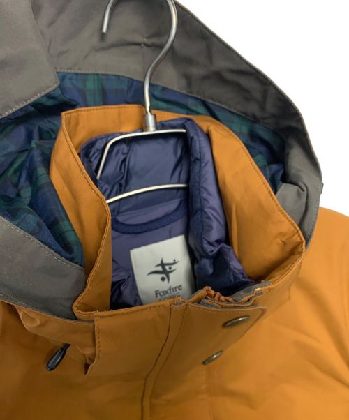 FOX FIRE（フォックスファイヤー）FOX FIRE (フォックスファイヤー) インナーダウン付マウンテンパーカー ブラウン サイズ:Sの古着・服飾アイテム