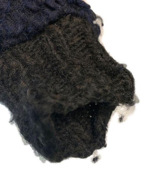 KOLOR（カラー）KOLOR (カラー) ビッグリングニット ネイビー サイズ:2の古着・服飾アイテム