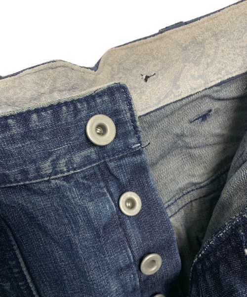 ISAMU KATAYAMA BACKLASH（イサムカタヤマ・バックラッシュ）ISAMU KATAYAMA BACKLASH (イサムカタヤマ・バックラッシュ) デニムロングスカート ブルー サイズ:1の古着・服飾アイテム