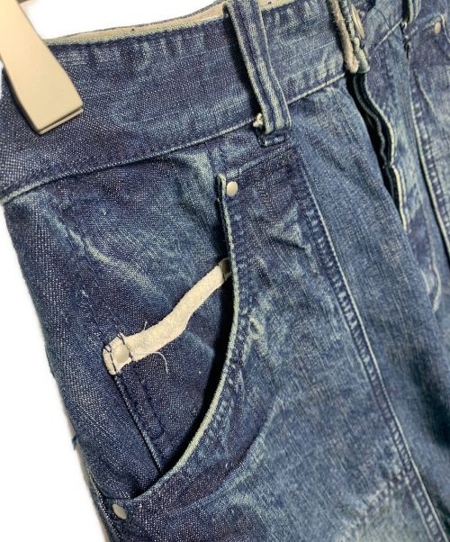 ISAMU KATAYAMA BACKLASH（イサムカタヤマ・バックラッシュ）ISAMU KATAYAMA BACKLASH (イサムカタヤマ・バックラッシュ) デニムロングスカート ブルー サイズ:1の古着・服飾アイテム