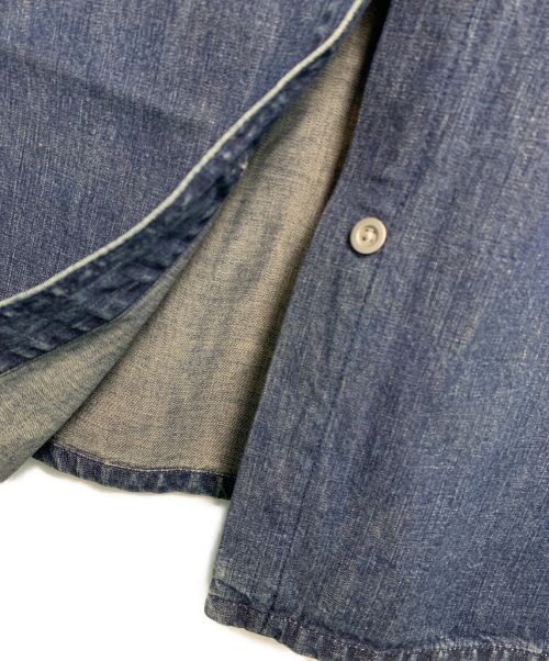 ISAMU KATAYAMA BACKLASH（イサムカタヤマ・バックラッシュ）ISAMU KATAYAMA BACKLASH (イサムカタヤマ・バックラッシュ) デニムロングスカート ブルー サイズ:1の古着・服飾アイテム