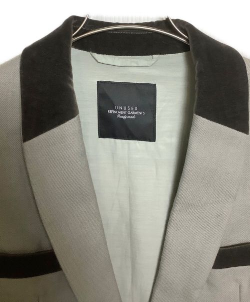 UNUSED（アンユーズド）UNUSED (アンユーズド) テーラードジャケット グレー サイズ:1の古着・服飾アイテム