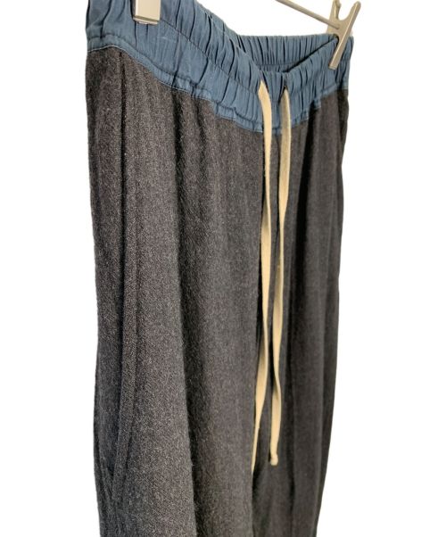 RICK OWENS（リックオウエンス）RICK OWENS (リックオウエンス) RICK OWENS サルエルパンツ ブラック×ネイビー サイズ:46の古着・服飾アイテム
