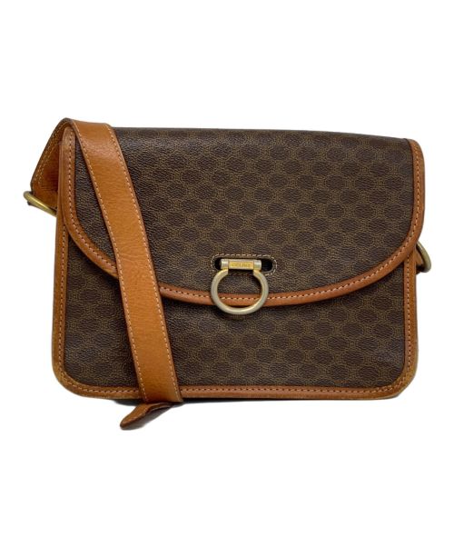 CELINE（セリーヌ）CELINE (セリーヌ) ショルダーバッグ ブラウンの古着・服飾アイテム