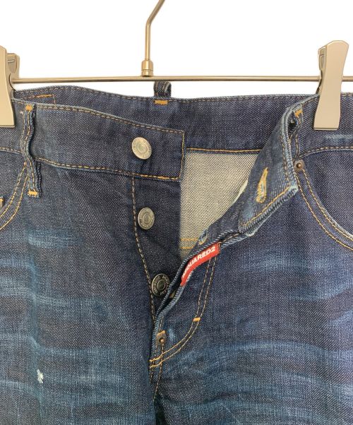 DSQUARED2（ディースクエアード）DSQUARED2 (ディースクエアード) デニムパンツ インディゴ サイズ:48の古着・服飾アイテム