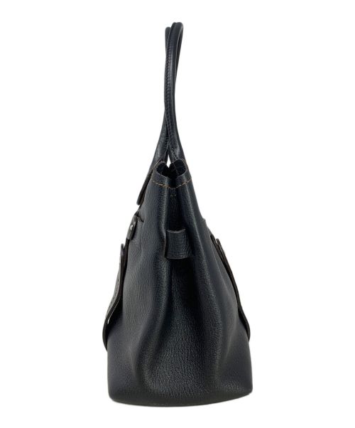 Salvatore Ferragamo（サルヴァトーレ フェラガモ）Salvatore Ferragamo (サルヴァトーレ フェラガモ) レザーショルダーバッグ ブラックの古着・服飾アイテム