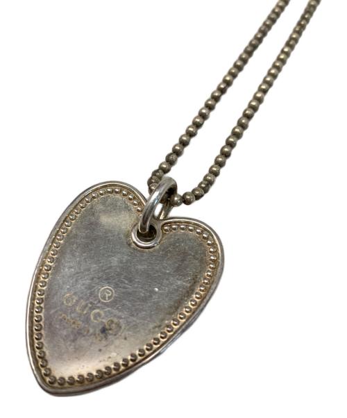 GUCCI（グッチ）GUCCI (グッチ) GUCCI ハートプレートネックレスの古着・服飾アイテム