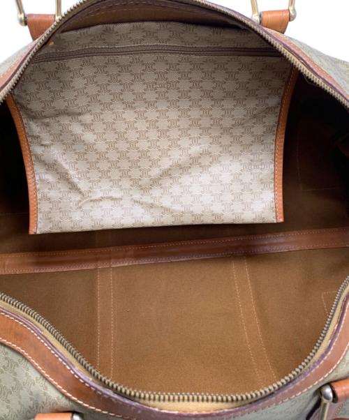 CELINE（セリーヌ）CELINE (セリーヌ) CELINE マカダム ボストンバッグ ベージュ×ブラウンの古着・服飾アイテム