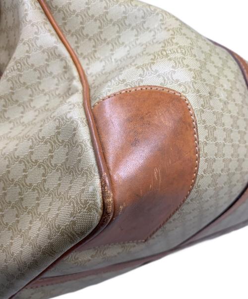 CELINE（セリーヌ）CELINE (セリーヌ) CELINE マカダム ボストンバッグ ベージュ×ブラウンの古着・服飾アイテム