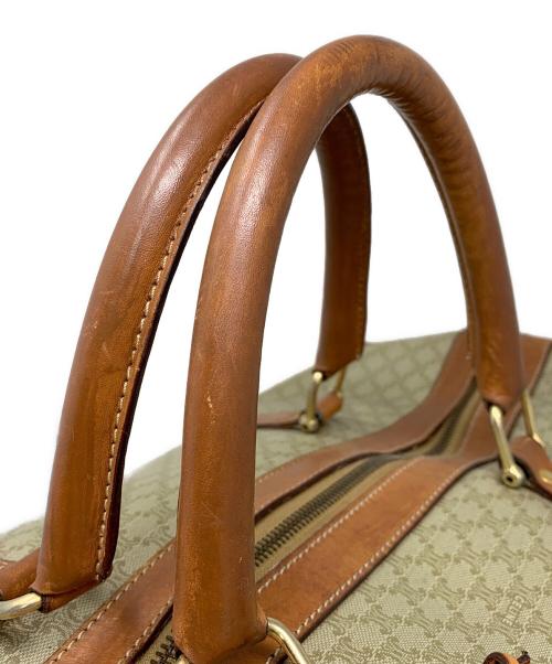 CELINE（セリーヌ）CELINE (セリーヌ) CELINE マカダム ボストンバッグ ベージュ×ブラウンの古着・服飾アイテム