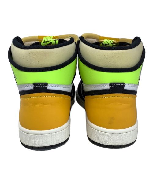 NIKE（ナイキ）NIKE (ナイキ) ナイキ エアジョーダン1 ハイ OG イエロー×ホワイト×ブラック サイズ:26.5cmの古着・服飾アイテム