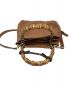 中古・古着 GUCCI (グッチ) バンブー2WAYバッグ ブラウン：37000円