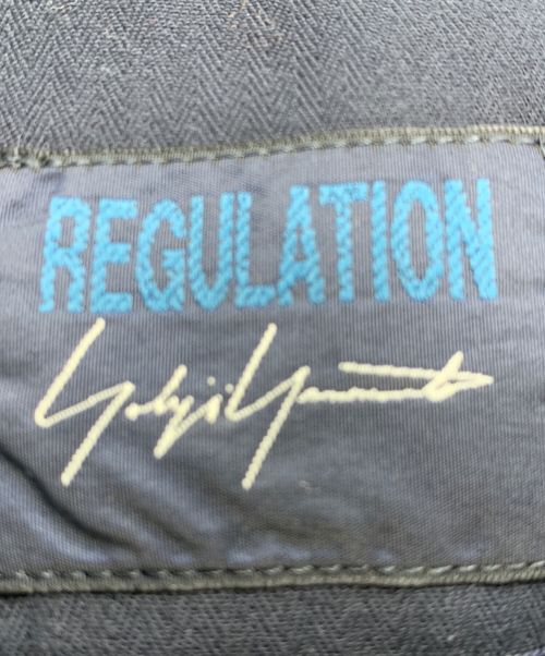 REGULATION Yohji Yamamoto（レギュレーションヨウジヤマモト）REGULATION Yohji Yamamoto (レギュレーションヨウジヤマモト) REGULATION Yohji Yamamoto ワイドパンツ ブラック サイズ:2の古着・服飾アイテム