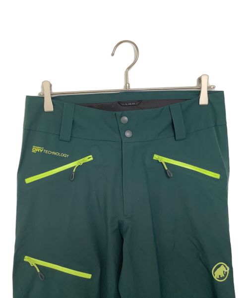 MAMMUT（マムート）MAMMUT (マムート) MAMMUT マサオ ハードシェル パンツ グリーン サイズ:Sの古着・服飾アイテム