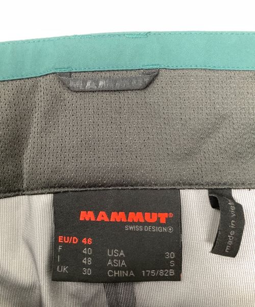 MAMMUT（マムート）MAMMUT (マムート) MAMMUT マサオ ハードシェル パンツ グリーン サイズ:Sの古着・服飾アイテム