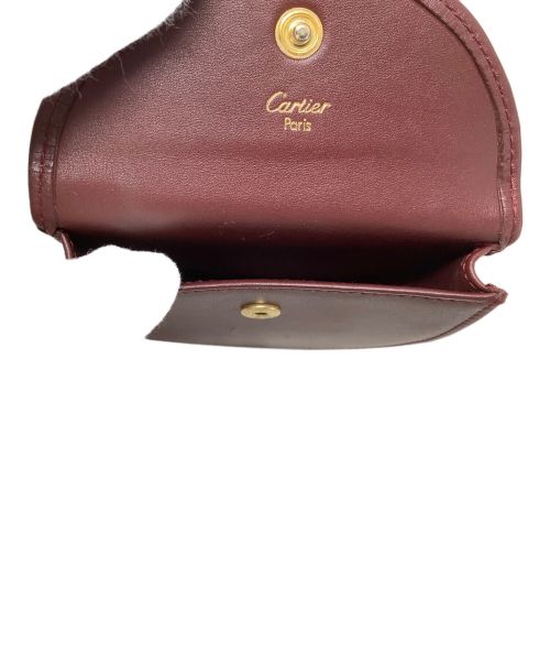 Cartier（カルティエ）Cartier (カルティエ) Cartier コインケース ボルドーの古着・服飾アイテム