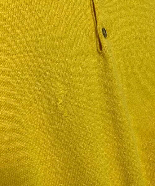 Thom Browne（トムブラウン）Thom Browne (トムブラウン) Thom Browne カシミヤニットポロシャツ イエローの古着・服飾アイテム