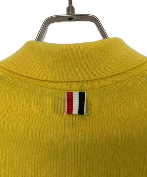 Thom Browne（トムブラウン）Thom Browne (トムブラウン) Thom Browne カシミヤニットポロシャツ イエローの古着・服飾アイテム