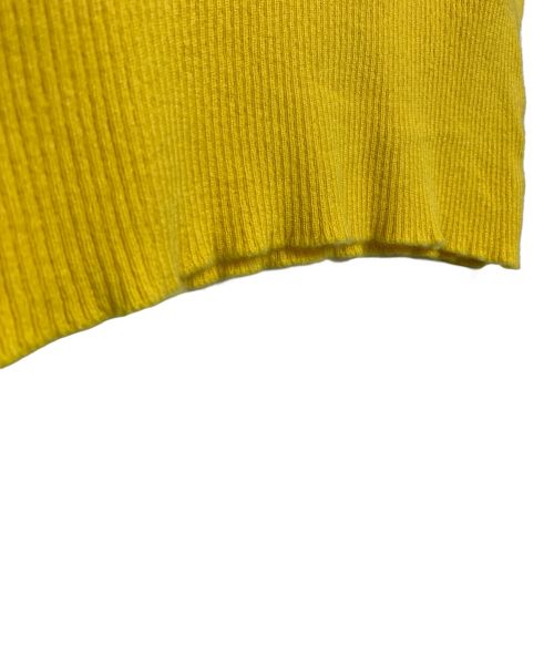 Thom Browne（トムブラウン）Thom Browne (トムブラウン) Thom Browne カシミヤニットポロシャツ イエローの古着・服飾アイテム