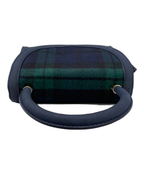 JENNE（ジェンヌ）JENNE (ジェンヌ) JENNE ハンドバッグ ネイビー×グリーンの古着・服飾アイテム