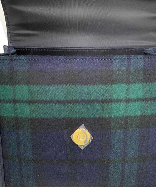 JENNE（ジェンヌ）JENNE (ジェンヌ) JENNE ハンドバッグ ネイビー×グリーンの古着・服飾アイテム