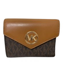 MICHAEL KORS（マイケル・コース）の古着「MICHAEL KORS 3つ折り財布」｜ブラウン