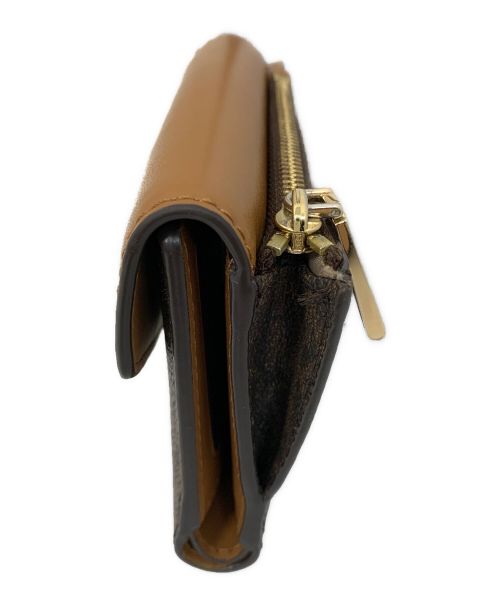 MICHAEL KORS（マイケル・コース）MICHAEL KORS (マイケルコース) MICHAEL KORS 3つ折り財布 ブラウンの古着・服飾アイテム