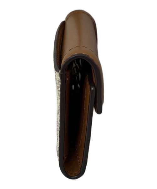 MICHAEL KORS（マイケル・コース）MICHAEL KORS (マイケルコース) MICHAEL KORS キーケース ブラウン×ホワイトの古着・服飾アイテム