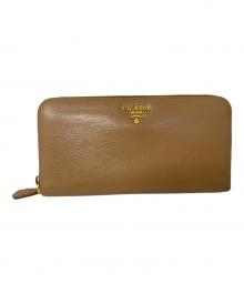 PRADA（プラダ）の古着「PRADA 長財布」｜ブラウン