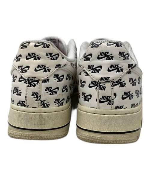 NIKE（ナイキ）NIKE (ナイキ) AIR FORCE 1 LOW ALL OVER LOGO ホワイト×ブラック サイズ:6の古着・服飾アイテム