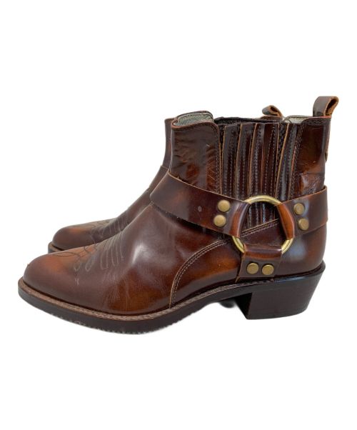 AMERICAN IN WEST Coast（AMERICAN IN WEST Coast）AMERICAN IN WEST Coast (AMERICAN IN WEST Coast) AMERICAN IN WEST Coast ヒ-ルブーツ ブラウン サイズ:24 1/2の古着・服飾アイテム