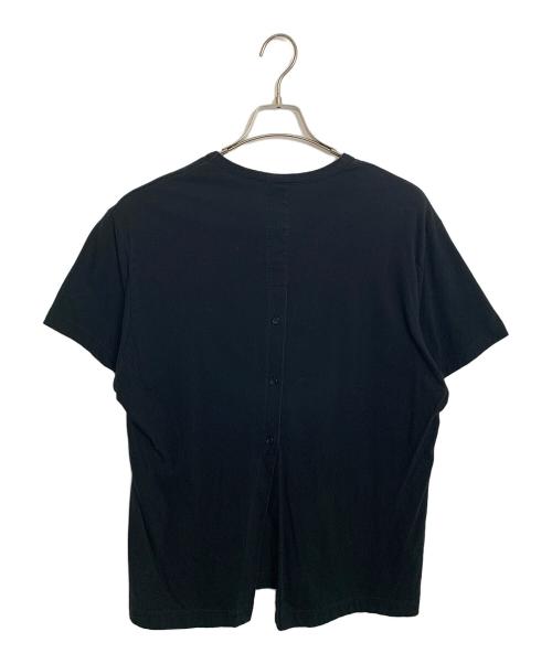 GROUND Y（グラウンドワイ）GROUND Y (グラウンドワイ) バックスリットショートスリーブT ブラック サイズ:1の古着・服飾アイテム