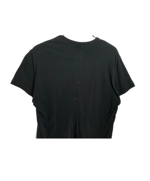 GROUND Y（グラウンドワイ）GROUND Y (グラウンドワイ) バックスリットショートスリーブT ブラック サイズ:1の古着・服飾アイテム
