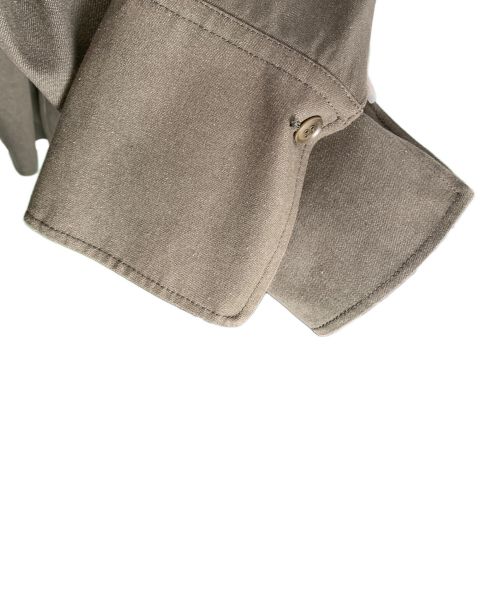 TAKESHI KOSAKA by Y's Pink Label（タケシコウサカ バイ ワイズピンクレーベル）TAKESHI KOSAKA by Y's Pink Label (タケシコウサカ バイ ワイズピンクレーベル) TAKESHI KOSAKA by Y's Pink Labe ノーカラーコート カーキ サイズ:2の古着・服飾アイテム