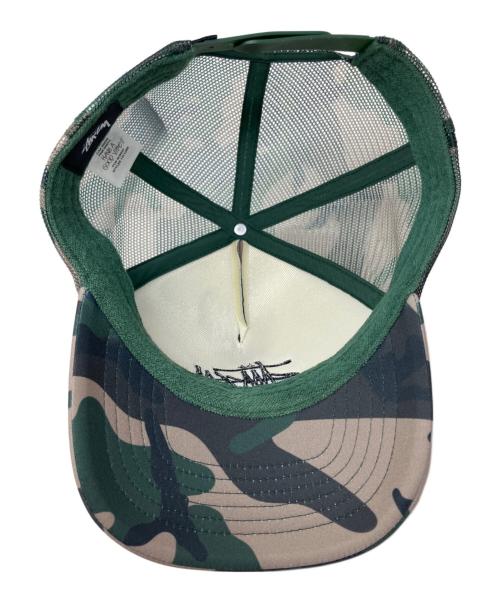 stussy（ステューシー）stussy (ステューシー) stussy TRUCKER BIG BASIC SNAPBACK グリーンの古着・服飾アイテム