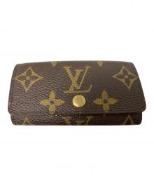 LOUIS VUITTON（ルイ ヴィトン）の古着「LOUIS VUITTON モノグラム ミュルティクレ 4 キーケース」｜ブラウン