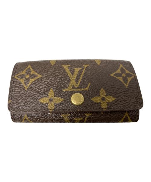 LOUIS VUITTON（ルイ ヴィトン）LOUIS VUITTON (ルイ ヴィトン) LOUIS VUITTON モノグラム ミュルティクレ 4 キーケース ブラウンの古着・服飾アイテム