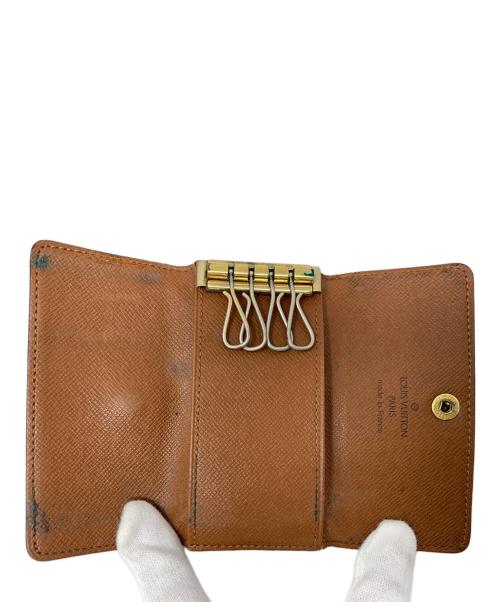 LOUIS VUITTON（ルイ ヴィトン）LOUIS VUITTON (ルイ ヴィトン) LOUIS VUITTON モノグラム ミュルティクレ 4 キーケース ブラウンの古着・服飾アイテム