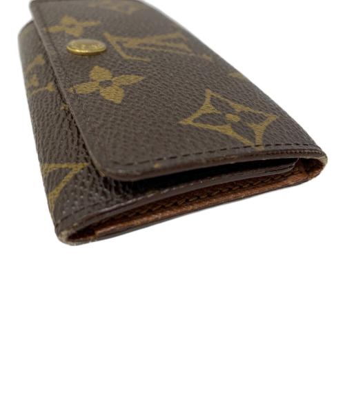 LOUIS VUITTON（ルイ ヴィトン）LOUIS VUITTON (ルイ ヴィトン) LOUIS VUITTON モノグラム ミュルティクレ 4 キーケース ブラウンの古着・服飾アイテム