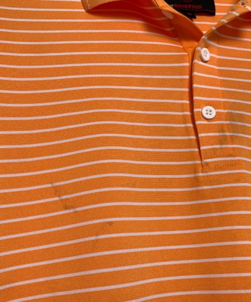 BRIEFING（ブリーフィング）BRIEFING (ブリーフィング) BRIEFING ゴルフシャツ オレンジ サイズ:Mの古着・服飾アイテム