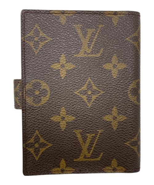 LOUIS VUITTON（ルイ ヴィトン）LOUIS VUITTON (ルイ ヴィトン) LOUIS VUITTON 手帳カバー ブラウンの古着・服飾アイテム
