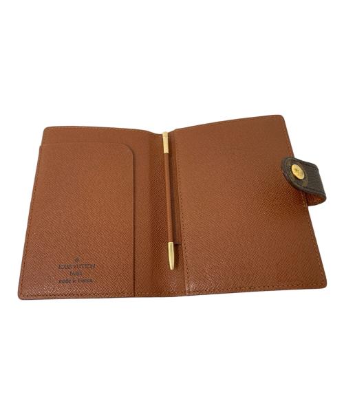 LOUIS VUITTON（ルイ ヴィトン）LOUIS VUITTON (ルイ ヴィトン) LOUIS VUITTON 手帳カバー ブラウンの古着・服飾アイテム